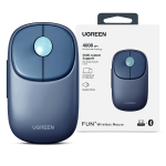 Mouse Bluetooth Ugreen Fun Recargable Silencioso 2.4ghz Azul