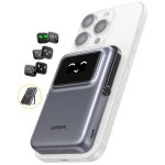 Power Bank Ugreen Magnetico Tipo C 20w Slim 5000 Mah Soporte