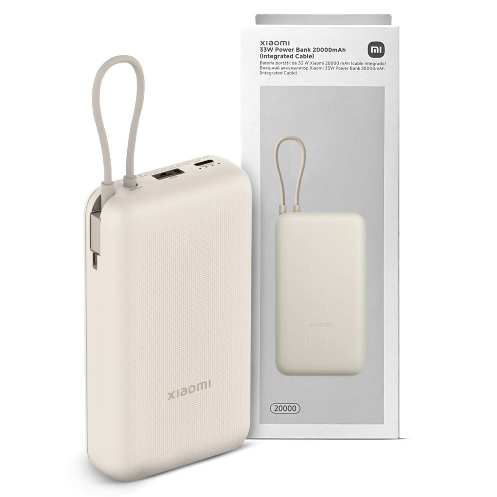Power Bank Xiaomi 20000 mAh 33W PB2030MI Beige