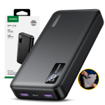 Power Bank Ugreen 20000 Mah Tipo C 20W PD Pantalla LED Negro