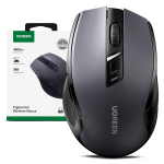 Mouse Bluetooth Ugreen Ergonomico Wireless 2.4ghz Silencioso Negro