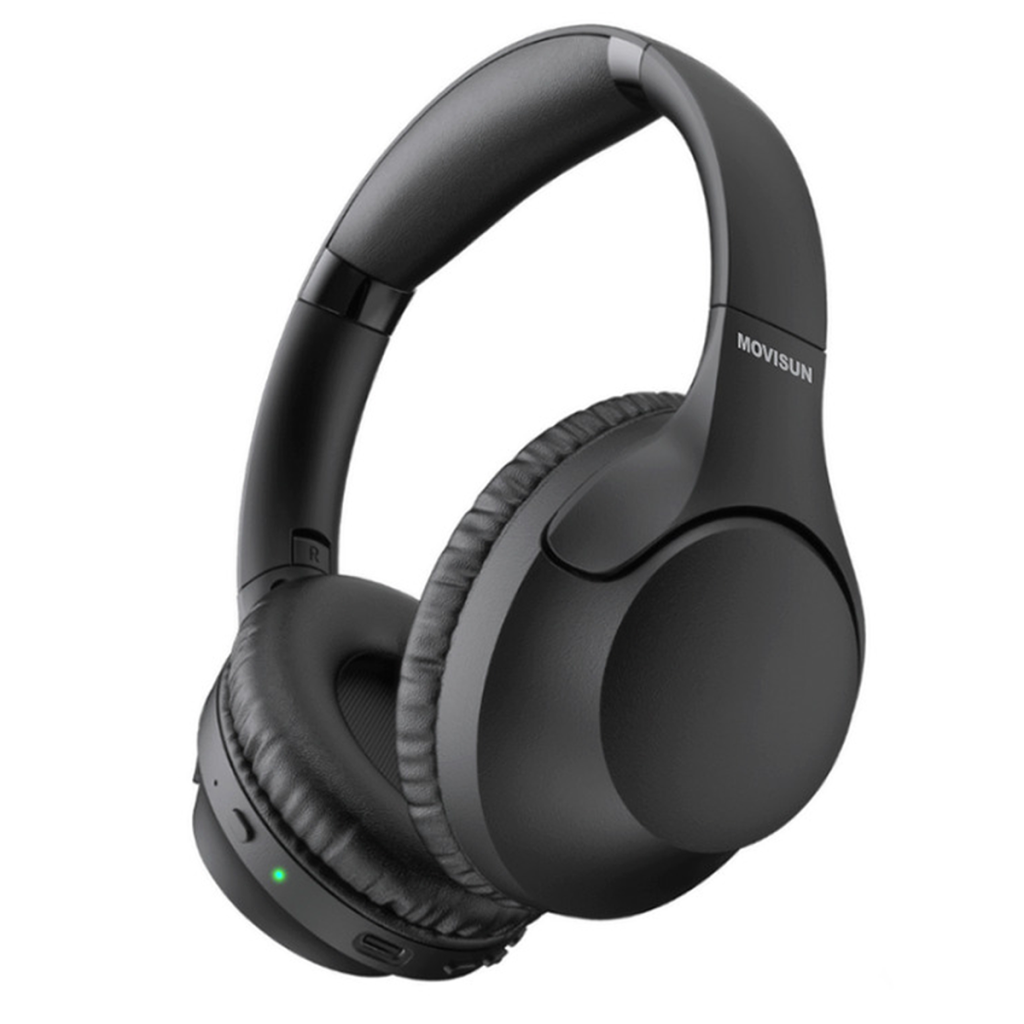Audifonos Movisun Urban Rock 2 Bass Boost Diadema Negro - Sebra