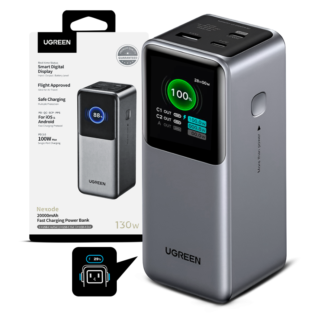 Power Bank Ugreen 20000 mah 130W Pb721