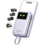 Power Bank Ugreen Tipo C 10000 Mah 30w Cable Integrado Rosa