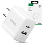Cargador Ugreen Dual Tipo C & A 20W Adaptador de Corriente