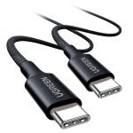 Cable Tipo C Ugreen USB-C 100W E-Marker para Laptop Negro
