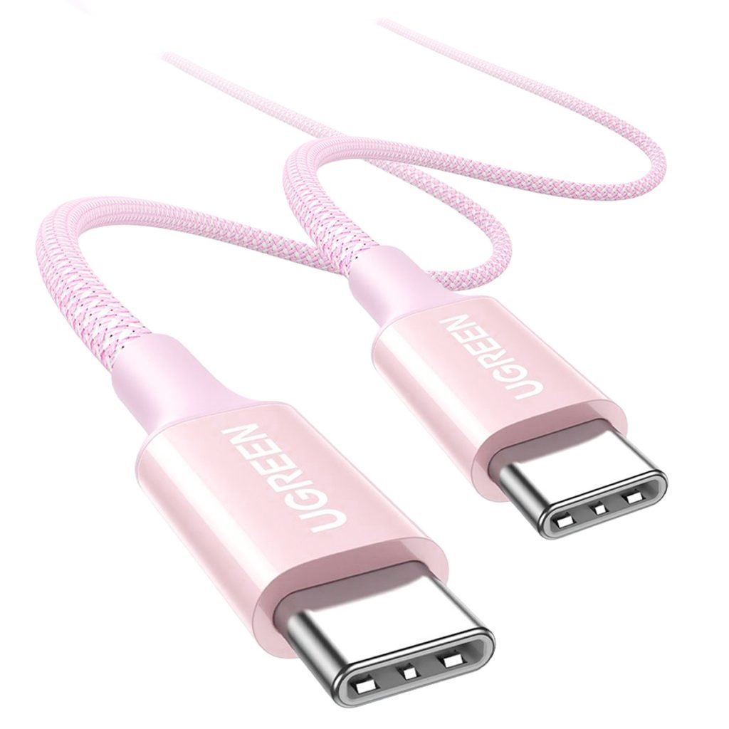Cable Tipo C Ugreen USB C L502 Rosa