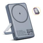 Power Bank Magnetico Hoco Q36A 10000 mAh 20W Soporte Gris