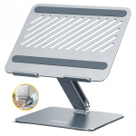 Soporte Para Laptop Ugreen Aluminio 17.3 Ajustable Premium Plateado