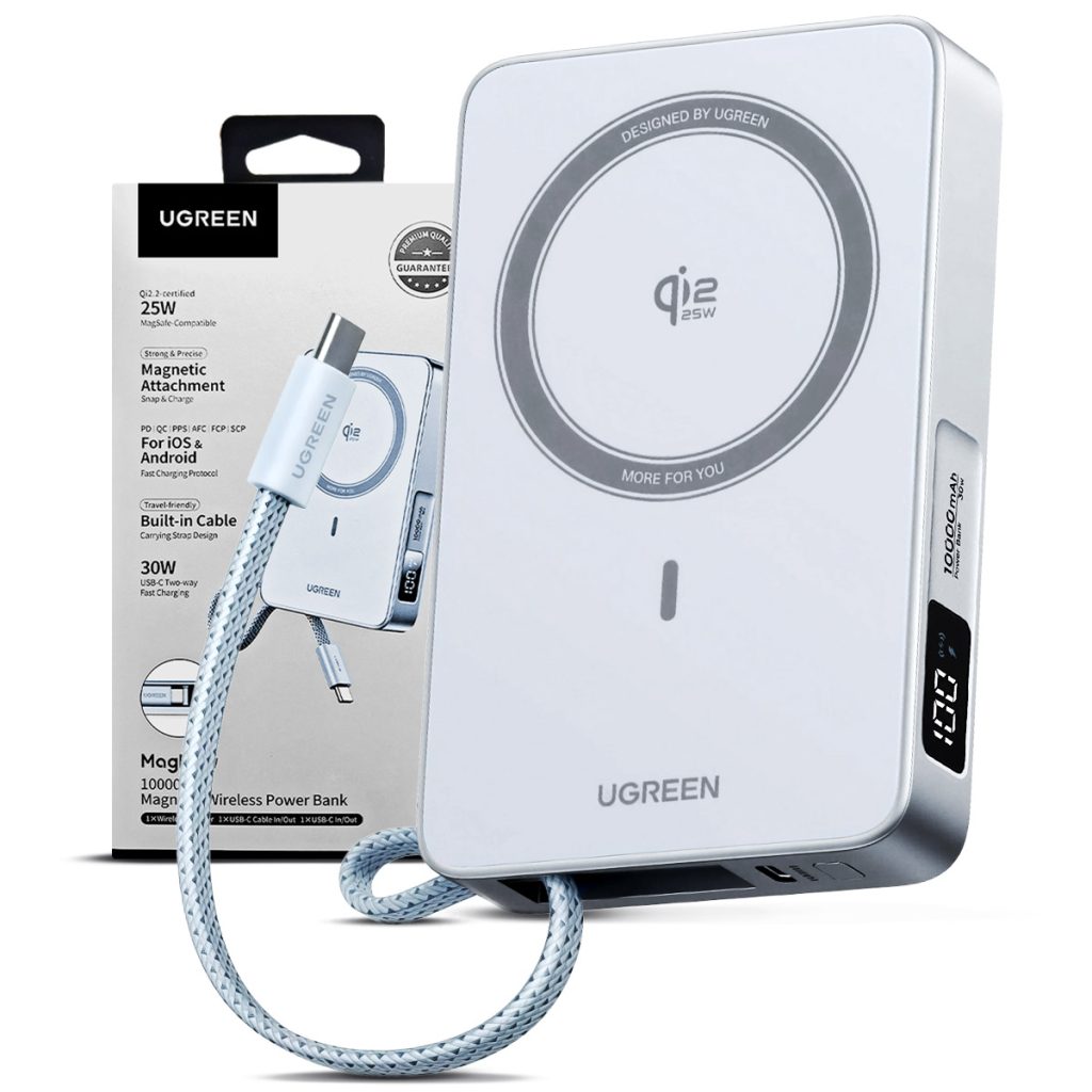 Power Bank Ugreen Magnetico Magflow Pb773