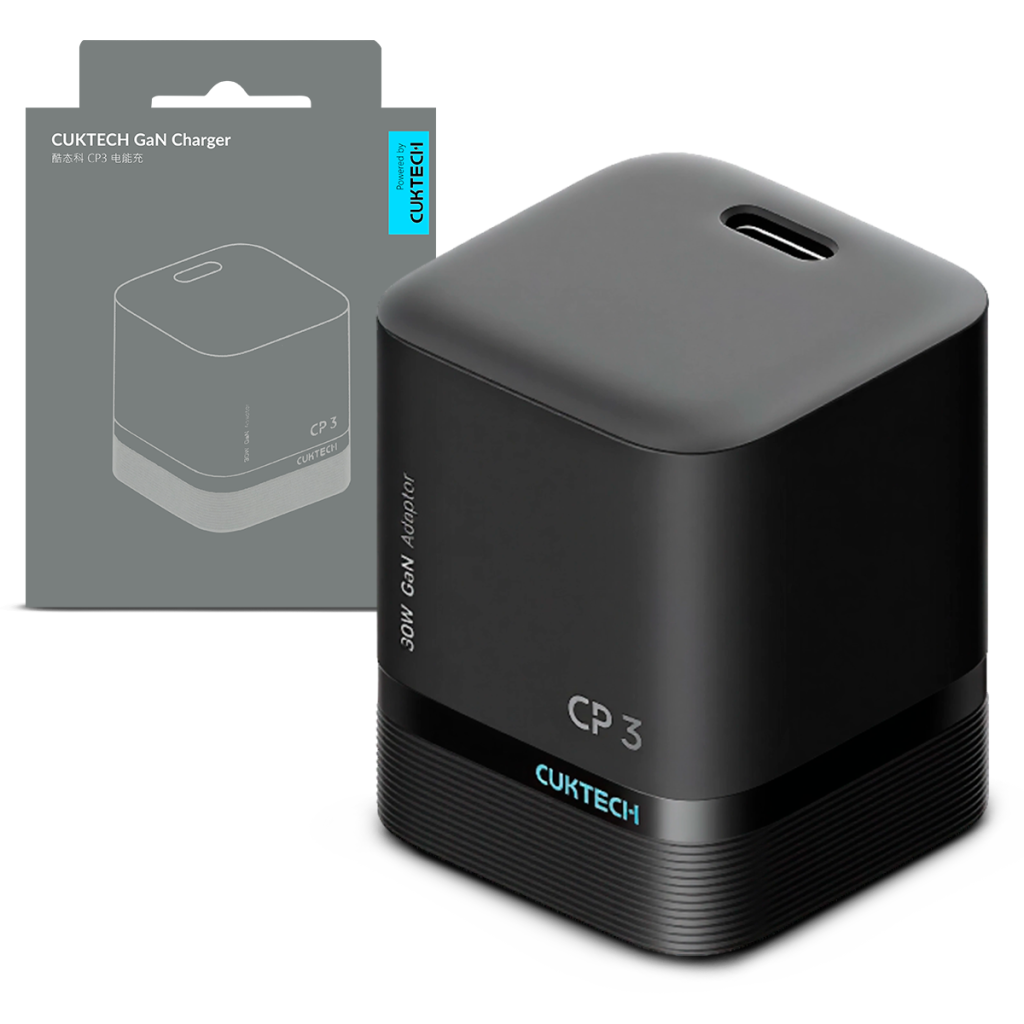 Cargador Tipo C Cuktech 40W AC301 Negro