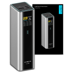 Power Bank Cuktech 15 Ultra 210W TFT 20000 mAh para Laptops Gris