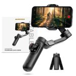Estabilizador Gimbal Movisun Stable 3 Ejes 3200 mAh Carga Inalámbrica Negro