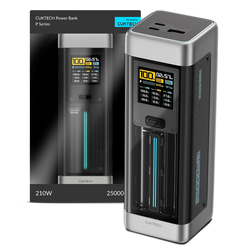 Power Bank Cuktech P23 210W 25000 mah