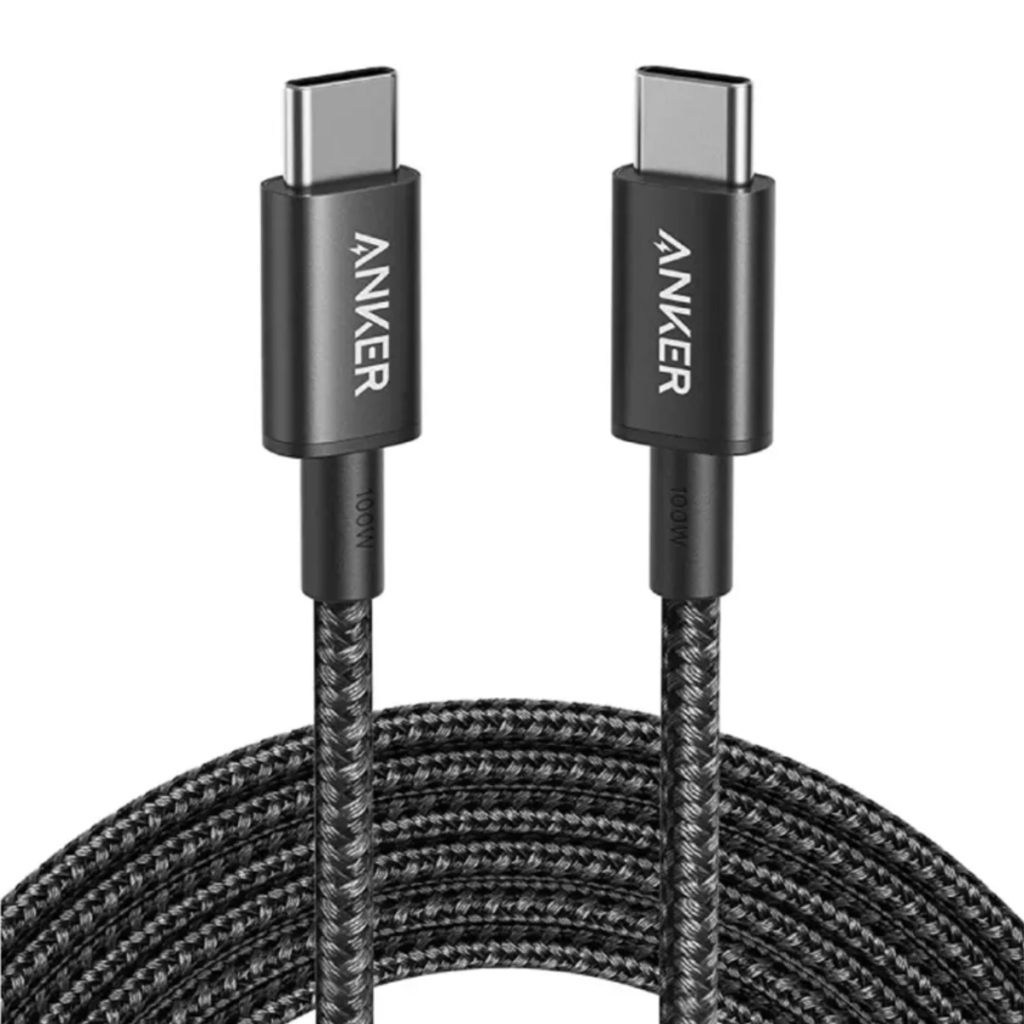 Cable Anker 60W Trenzado Negro USB-C A8752