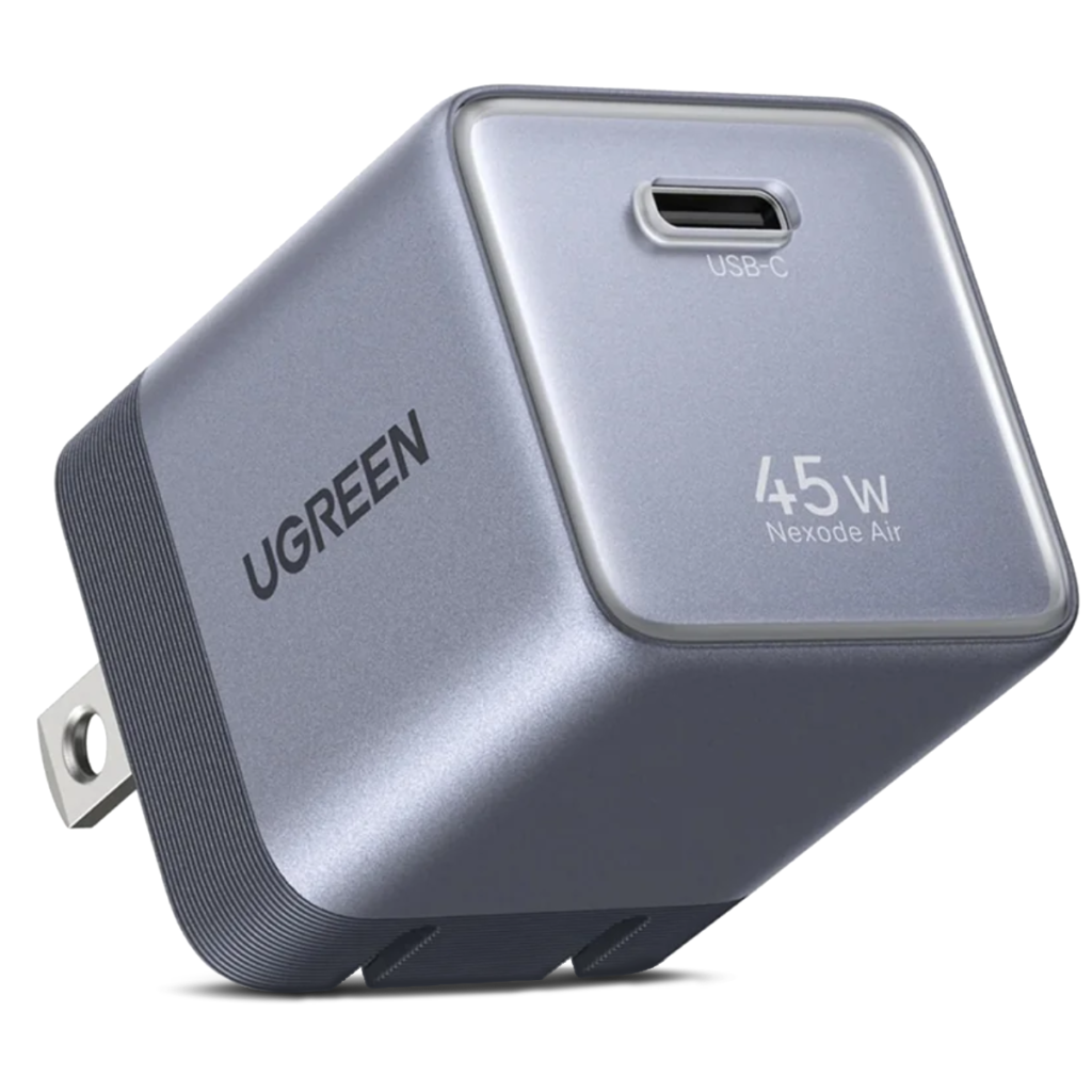 Adaptador Cargador Tipo C Ugreen X840 Nexode Air Gris