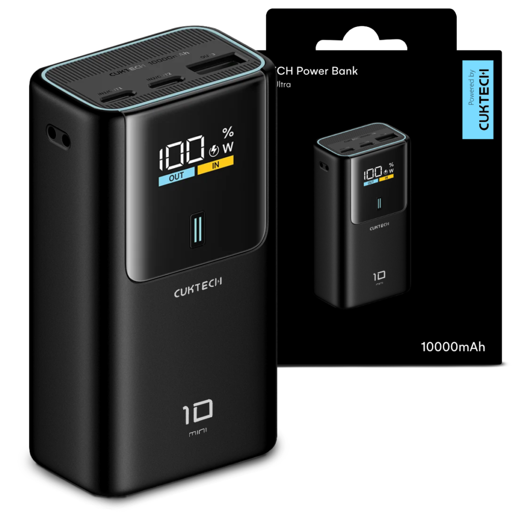 Power Bank Cuktech 10 Mini 55W 10000 mAh PB1055 Negro