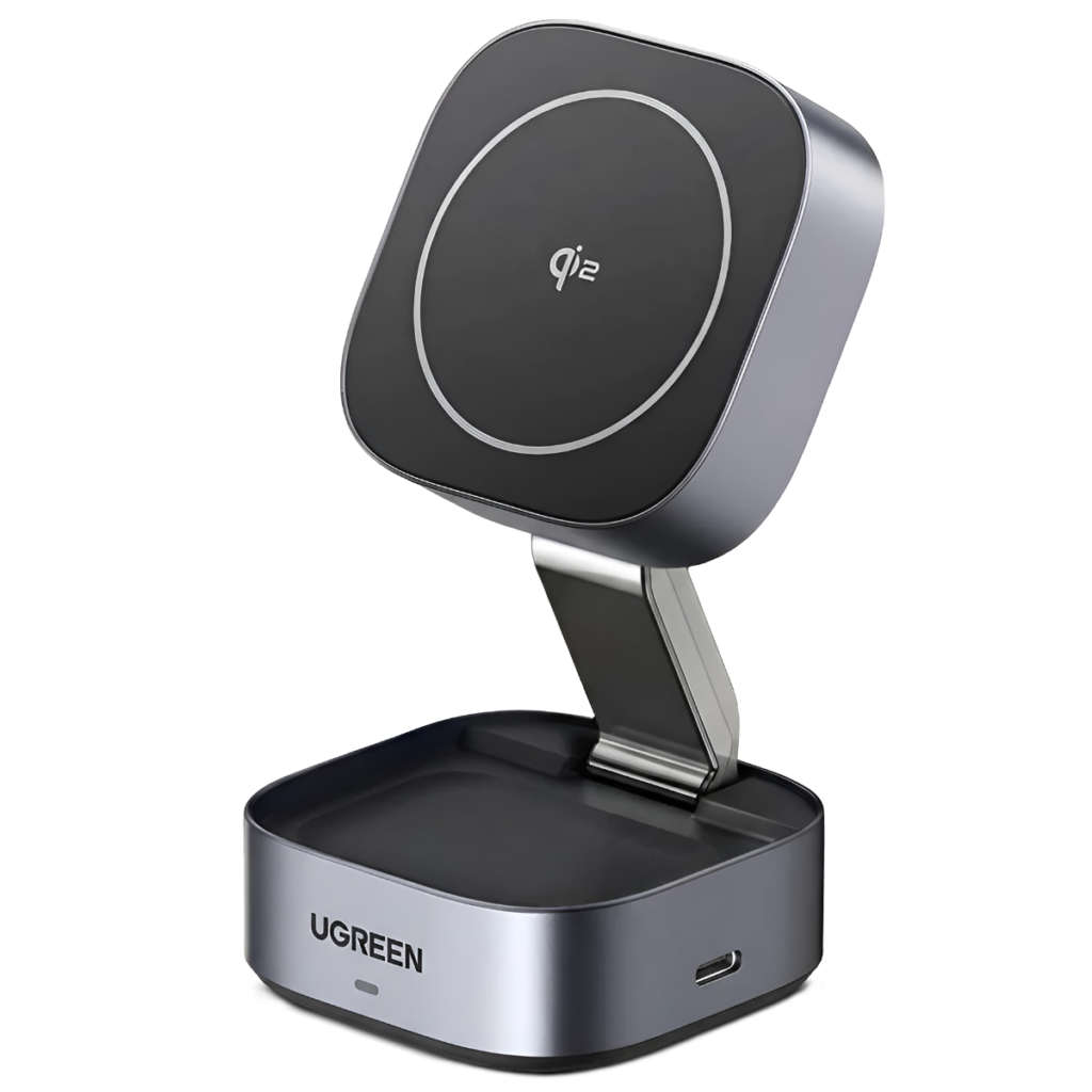 Cargador Magnetico Ugreen Soporte Carga Magsafe W702 Qi2 15W
